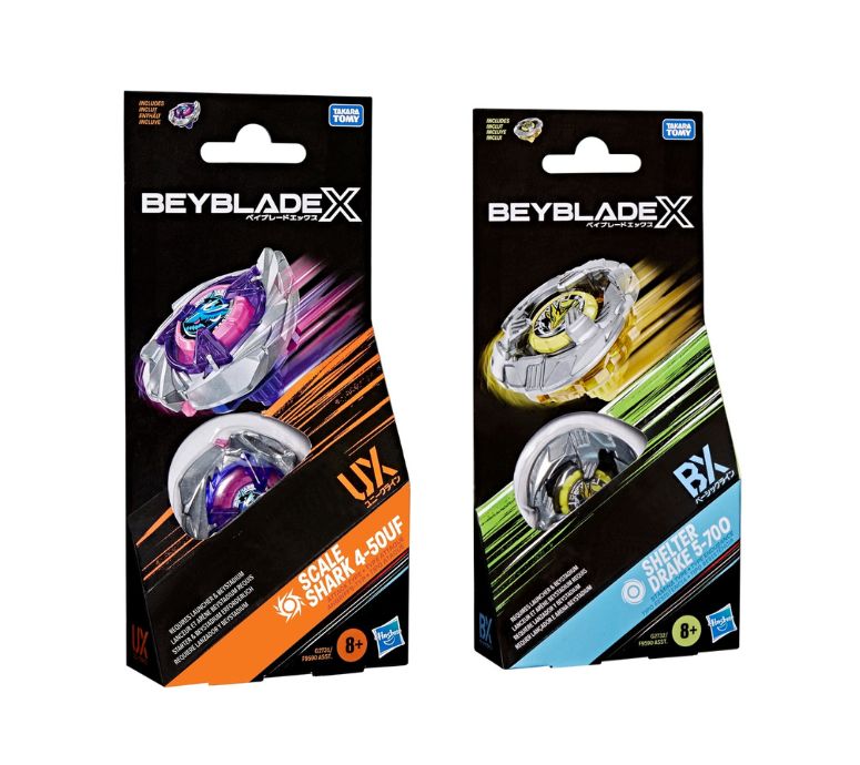 [Pre-Order] Hasbro Beyblade X Scale Shark 4-50UF + Shelter Drake 5-70O (Bundle)