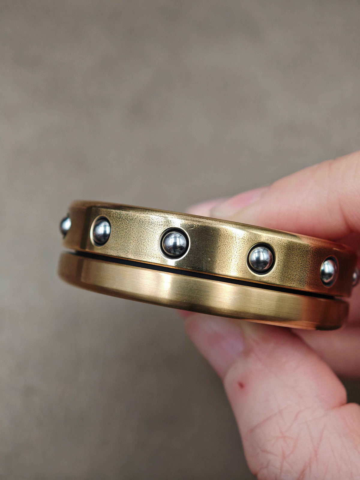 Dealer Button Brass