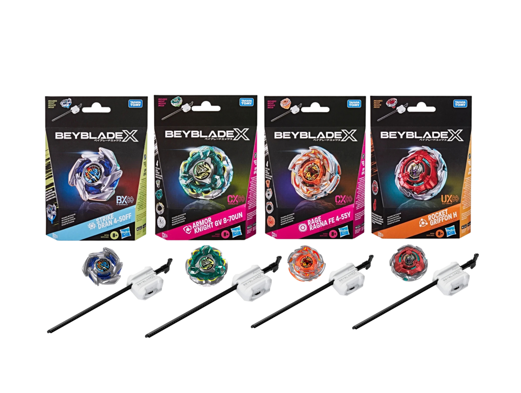 Hasbro Beyblade X 4-Bey Starter Bundle