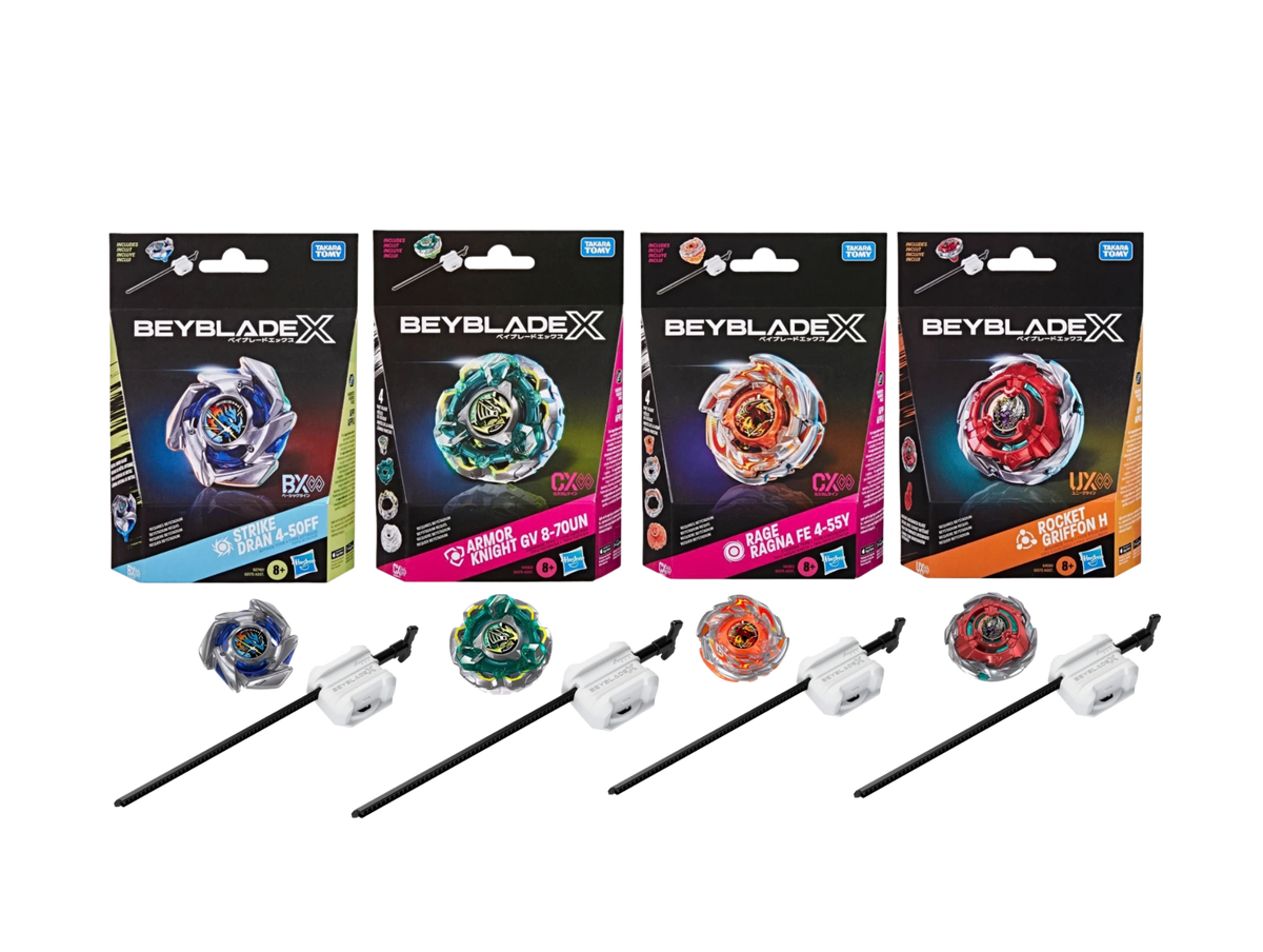 Hasbro Beyblade X 4-Bey Starter Bundle
