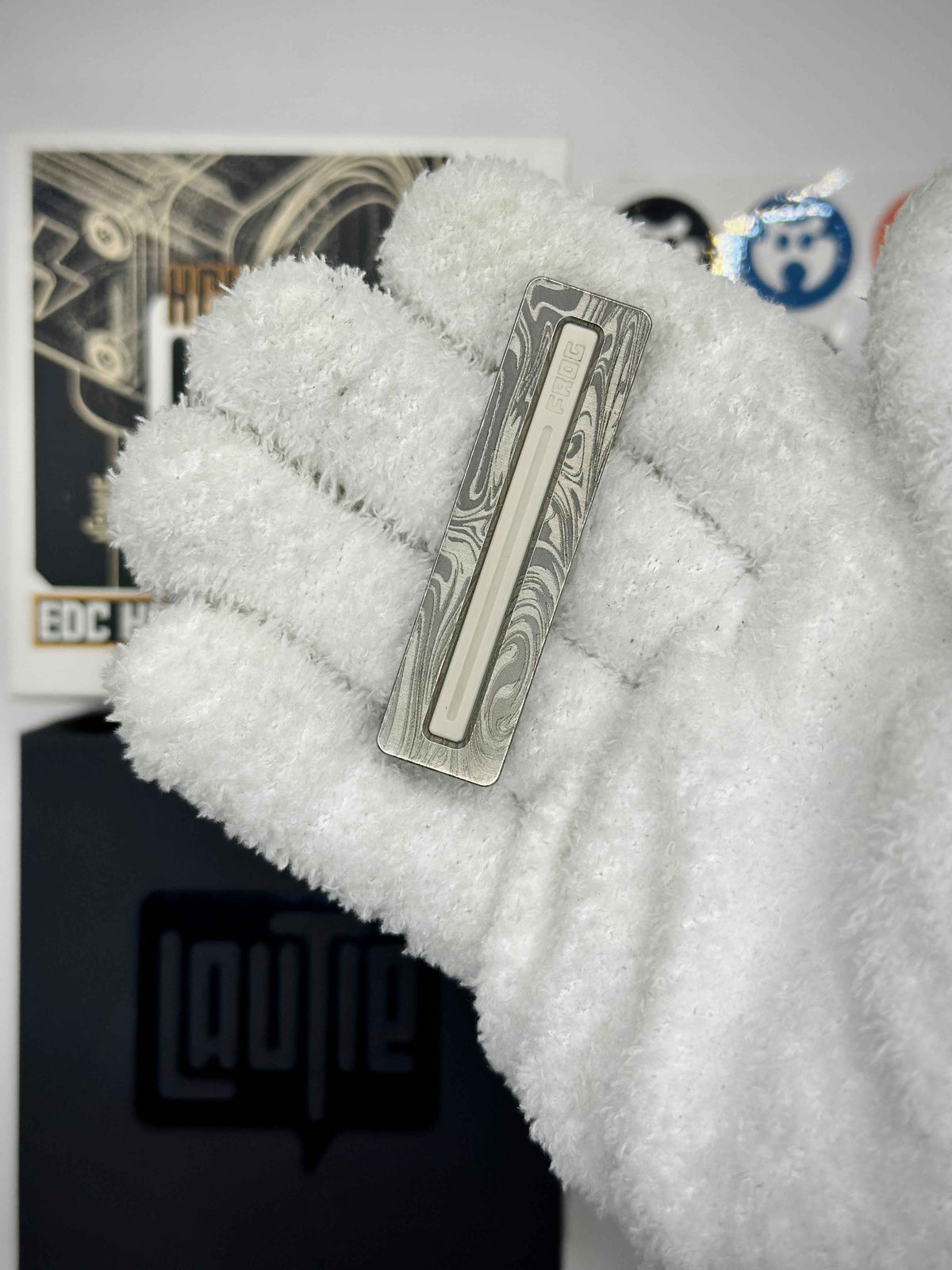 Frog Zircuti Stainless Steel Zirconium Damasteel PEEK