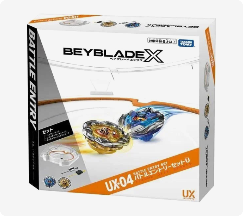 TAKARA TOMY Beyblade X 'Battle Entry Set' w/ Stadium UX-04