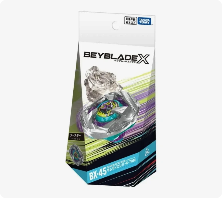 Takara Tomy Beyblade X BX-45 SamuraiCalibur 6-70M