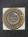 Dealer Button Brass