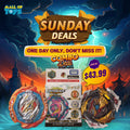 SUNDAY EXCLUSIVE !!! TAKARA TOMY Beyblade B-196 , B-147 and B-181 - Set of Three -  LIMITED DEALS!!!