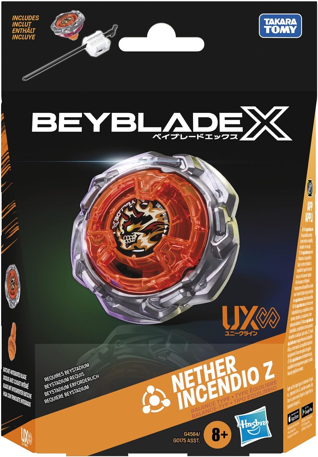 Hasbro Beyblade X 3-Pack Battle Tops Set