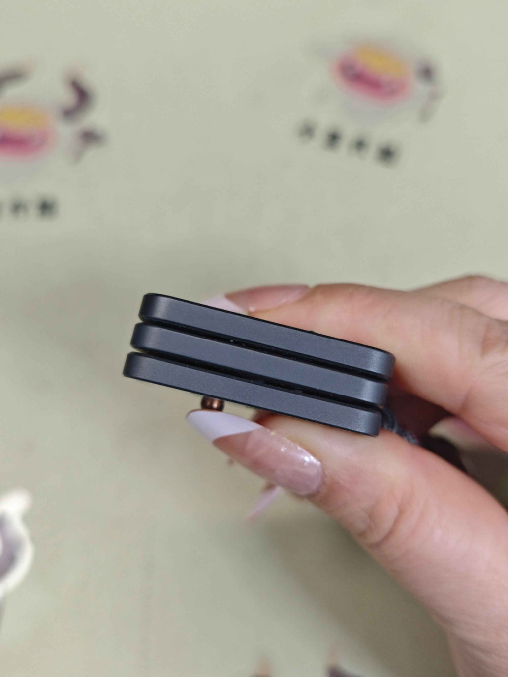 AAA Push Card Stainless Steel