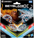 Hasbro T. Rex and Mosasaurus Beyblade X Dual pack Set