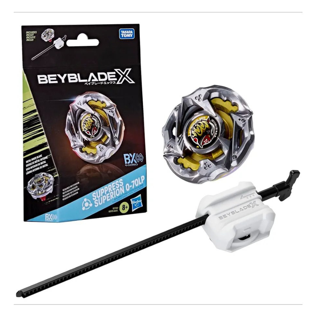 HASBRO Beyblade X Bundle of 3 – Suppress Superion, Knight Armor & Rage Ragna
